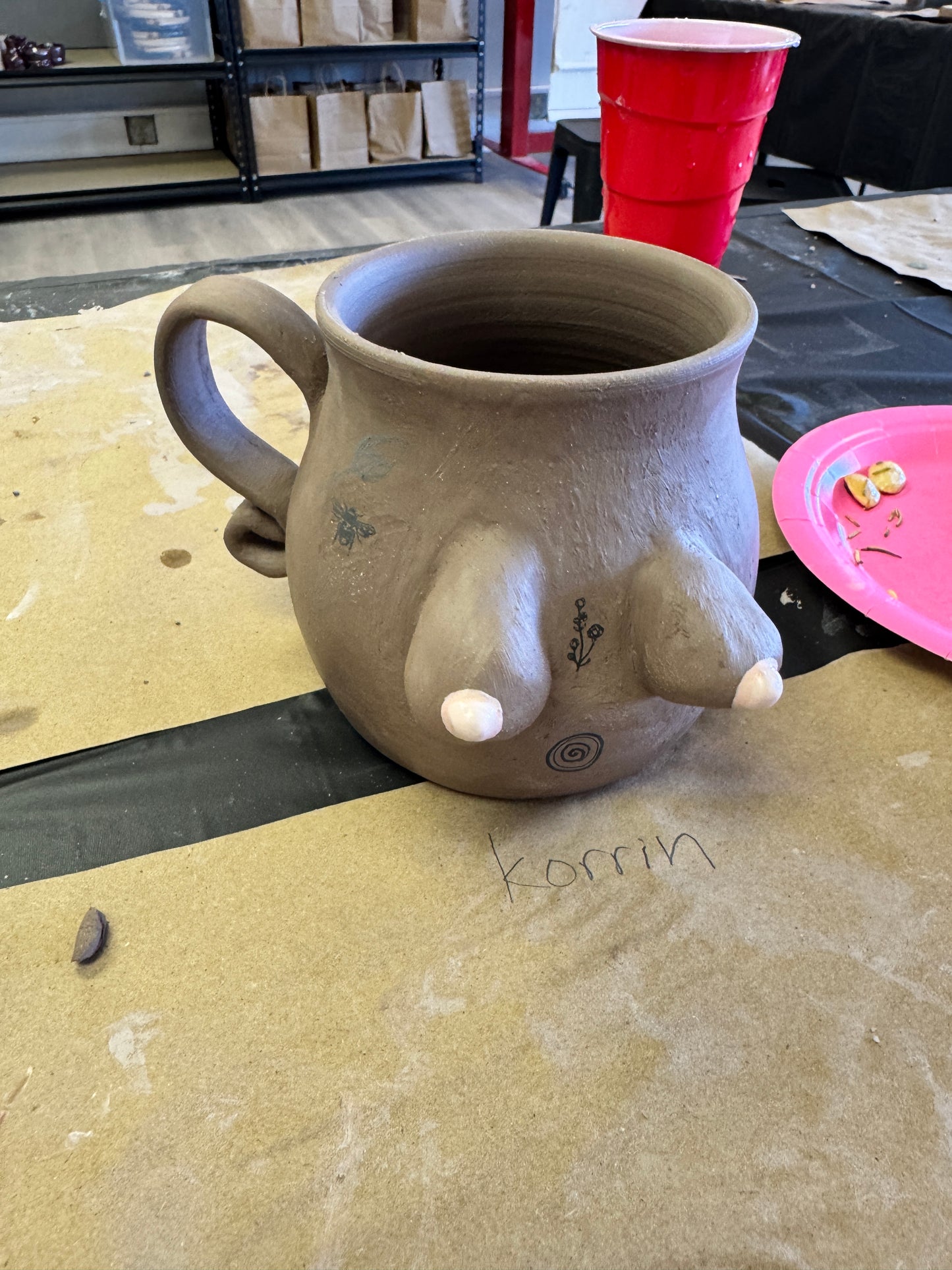 BOOB MUG WORKSHOP Sunday 11/2 11:00a-1:00p