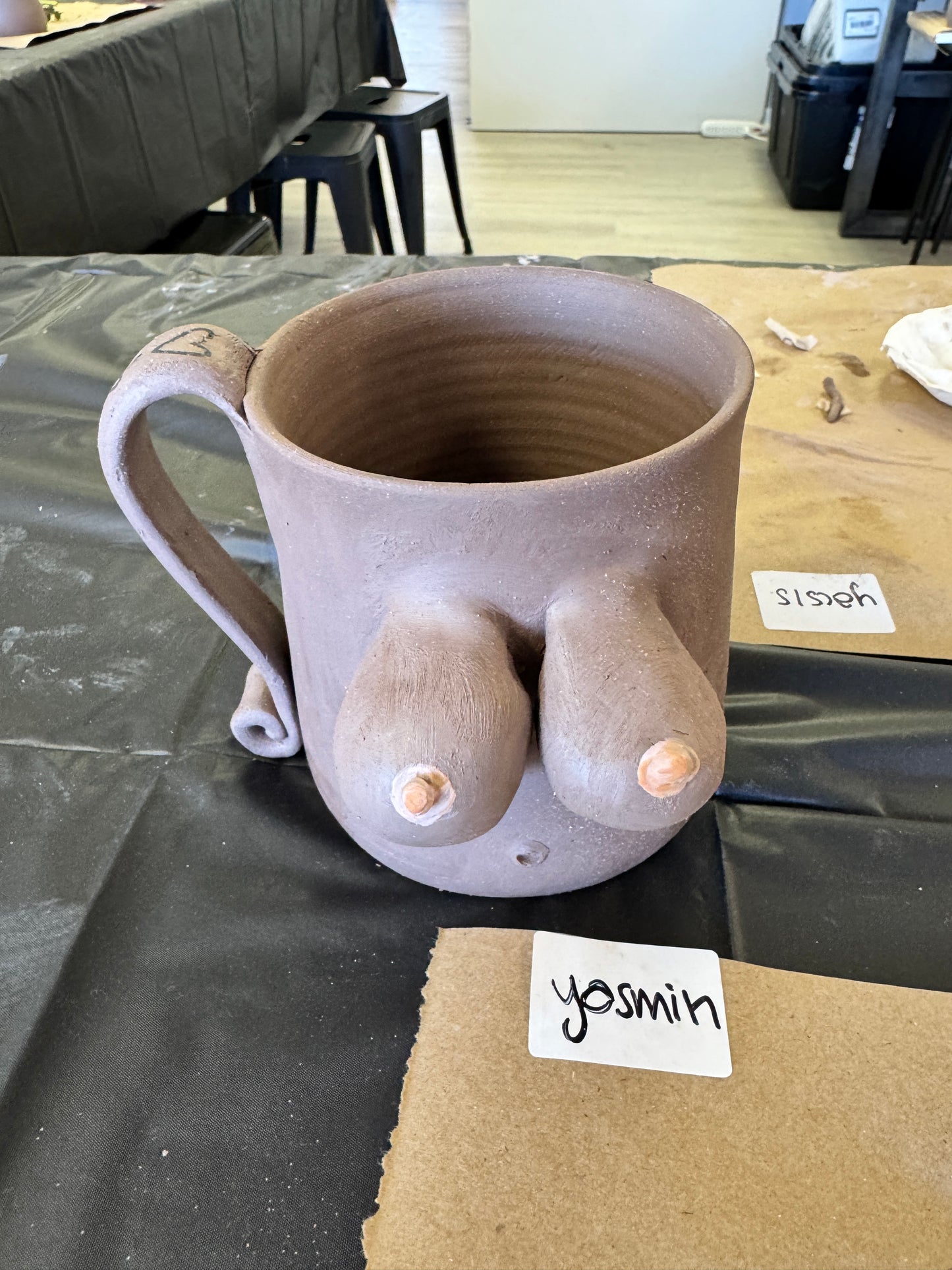 BOOB MUG WORKSHOP Sunday 11/2 11:00a-1:00p