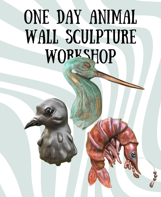 Animal Wall Sculpture Workshop - Sat. 8/15 12:00-4:00pm
