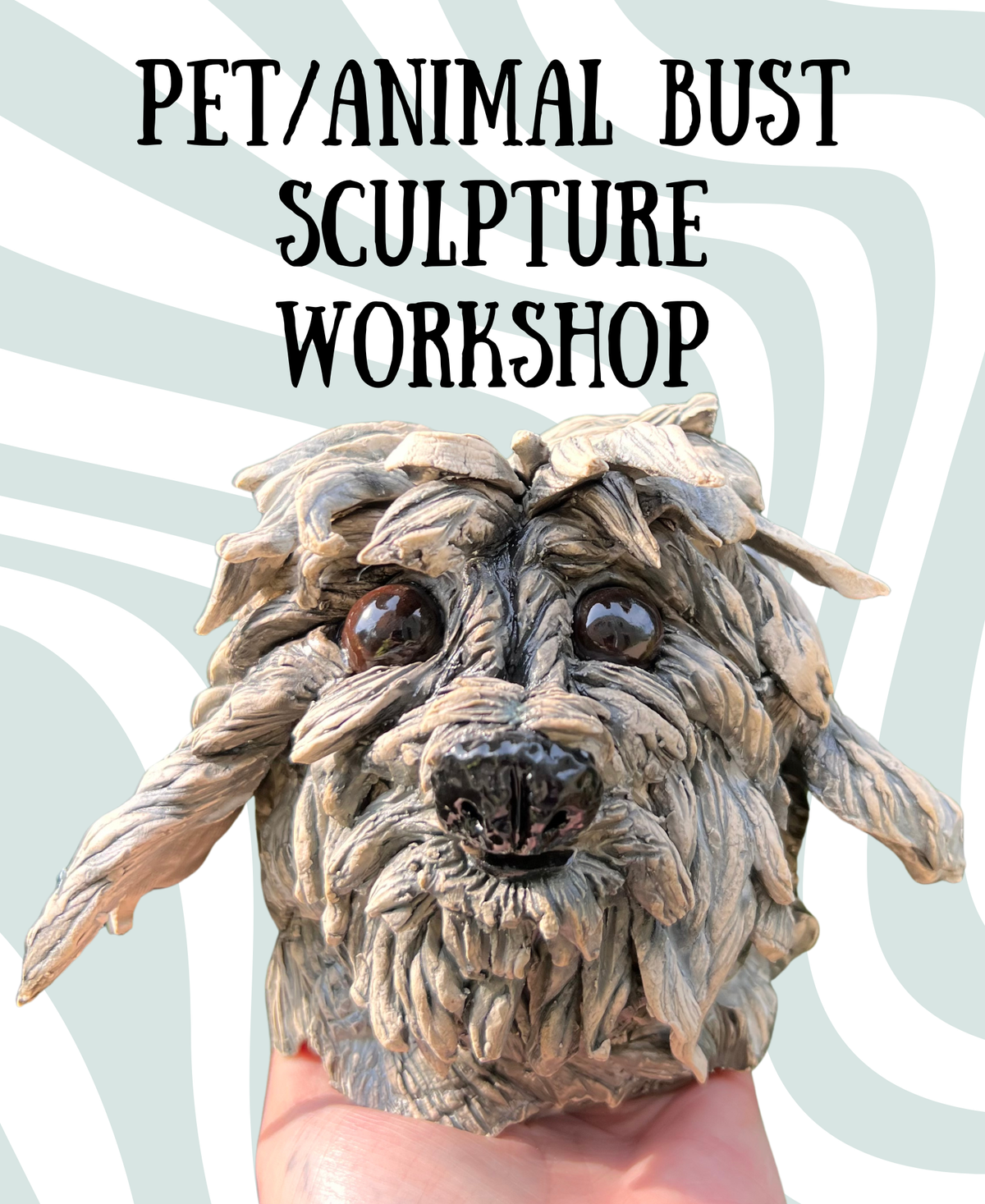 Animal Bust Workshop - Sat. 11/14  11:00-3:00pm