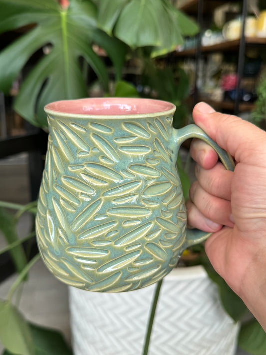 Turquoise Carvetti Mug