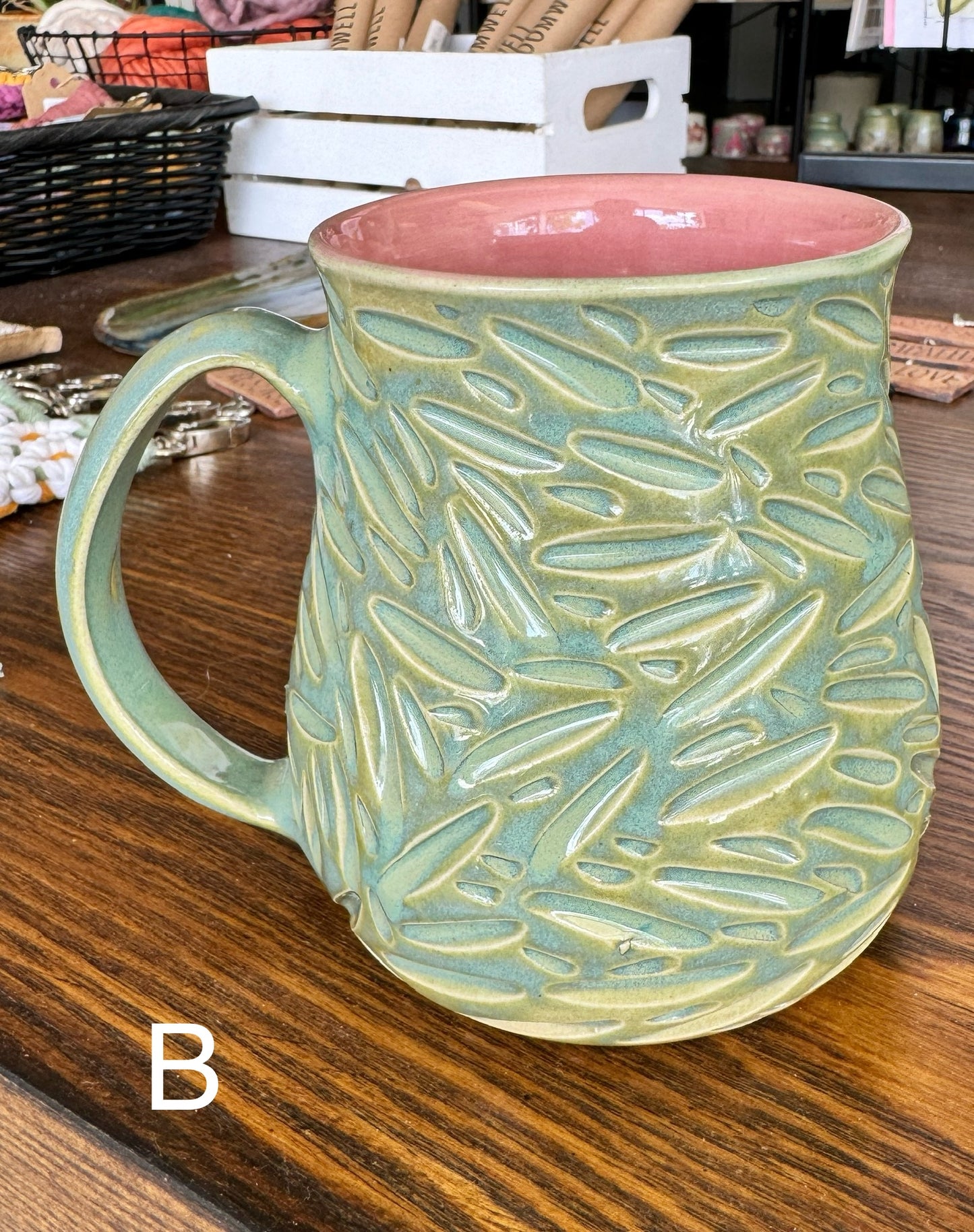 Turquoise Carvetti Mug