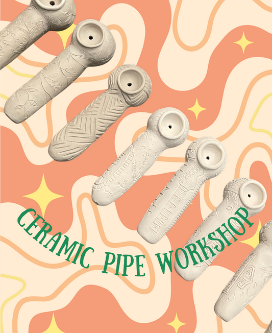 9/15 - Ceramic Pipe Workshop - Sunday 2:00-4:00p