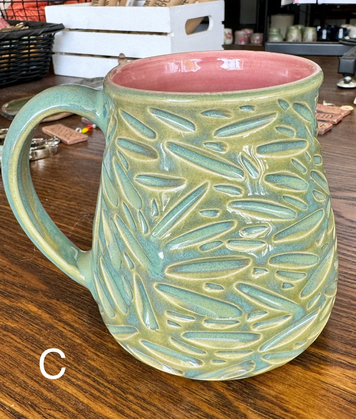 Turquoise Carvetti Mug