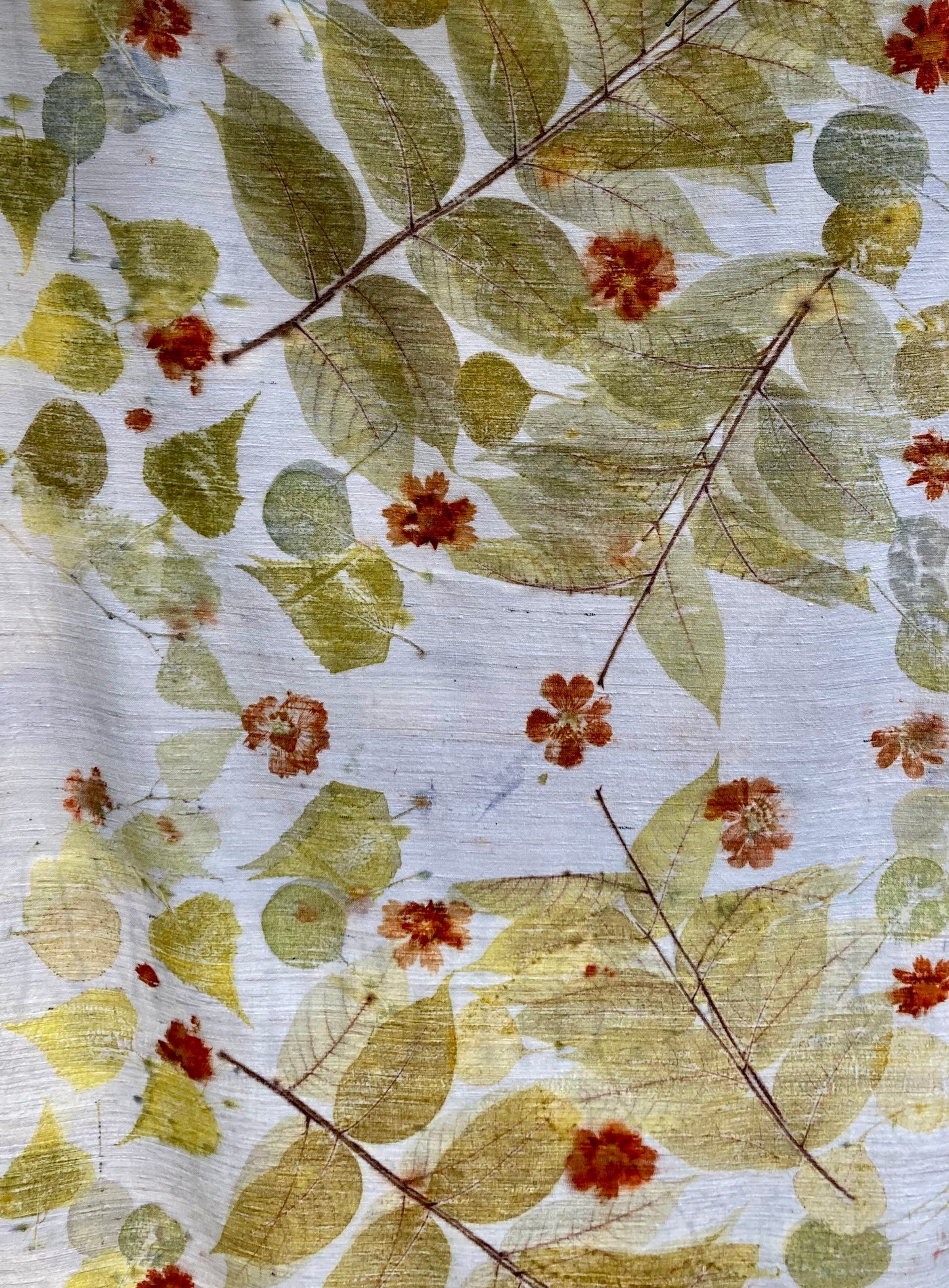 Eco Printing Workshop with Fabby Eco Chic (Silk Scarf or Table Runner) - 11/24 Sun. 12:00-2:30pm