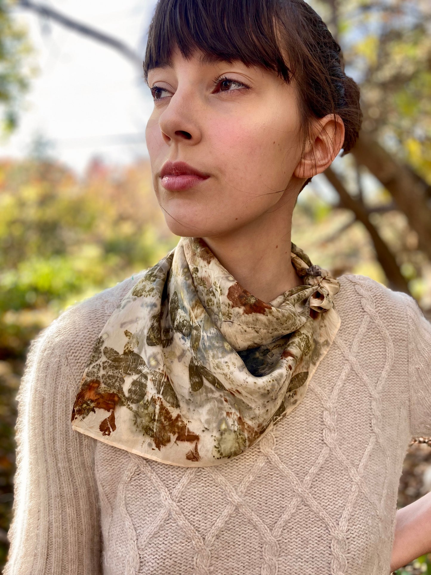 Eco Printing Workshop with Fabby Eco Chic (Silk Scarf or Table Runner) - 11/24 Sun. 12:00-2:30pm