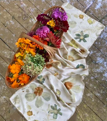 Eco Printing Workshop with Fabby Eco Chic (Silk Scarf or Table Runner) - 11/24 Sun. 12:00-2:30pm