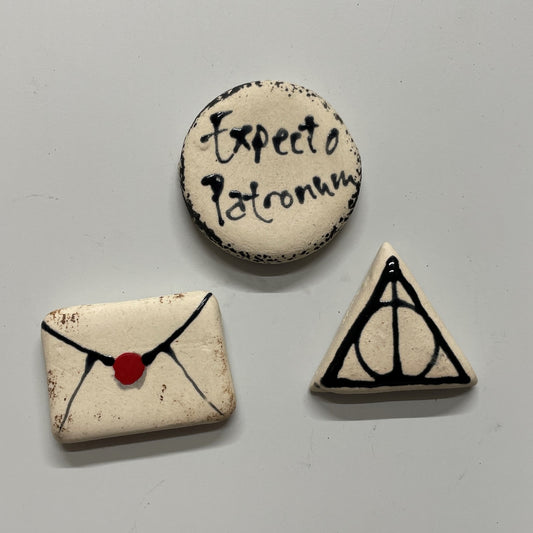 HP 'Wizard' Magnets - Set of 3